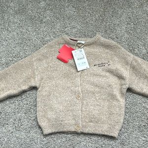 Zara x Peanuts Collab Cardigan Sweater SZ 4-5